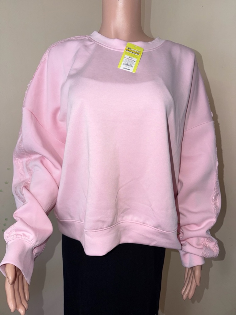 Kirkland Signature Light Pink Crewneck Sweatshirt